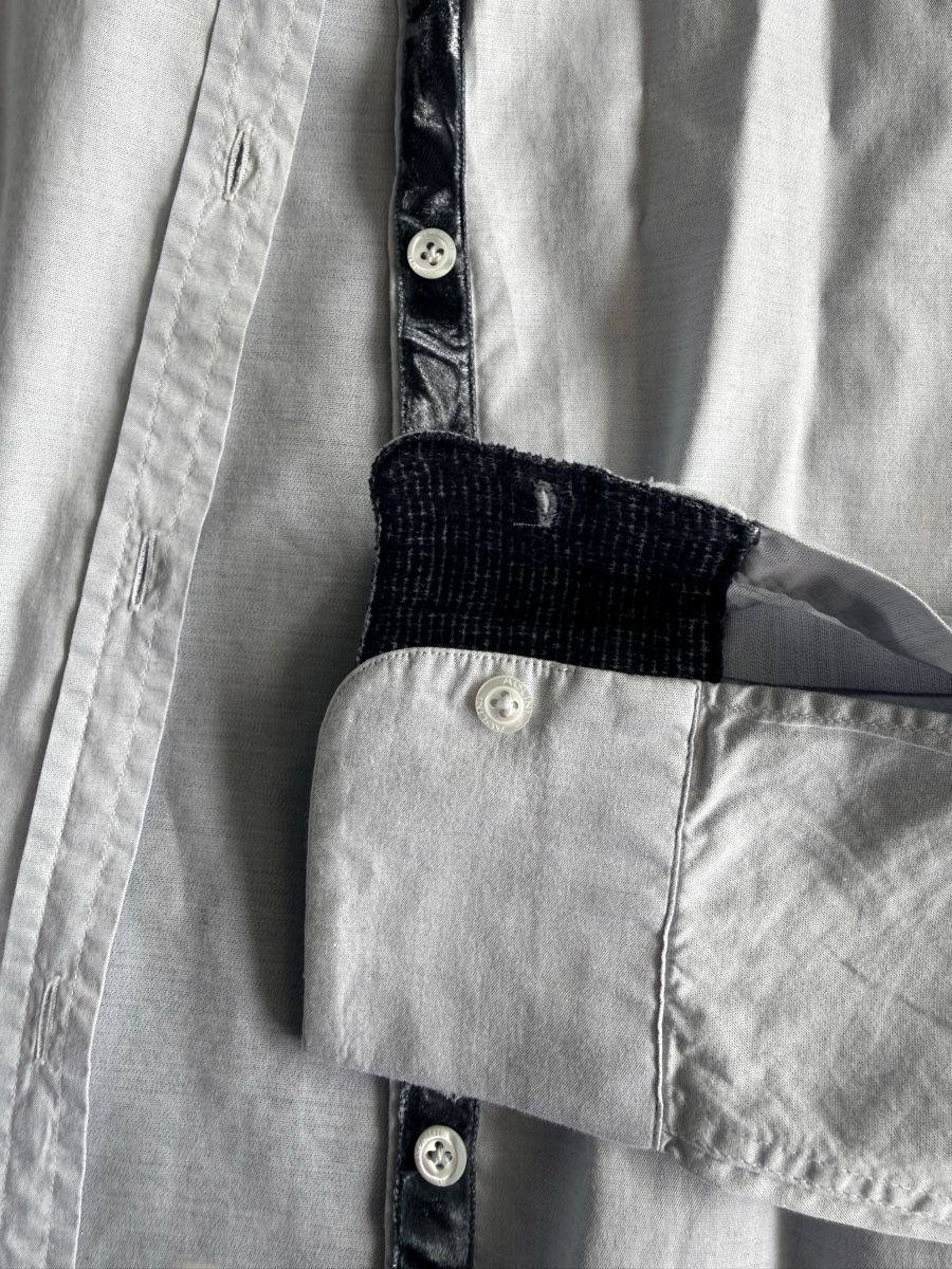 Camicette: Aligni hellblaue Bluse mit Samtbesatz, Gr 42 – Nuovo (secondo la descrizione) da Richterswil venduto da Solemare47Nicole 2