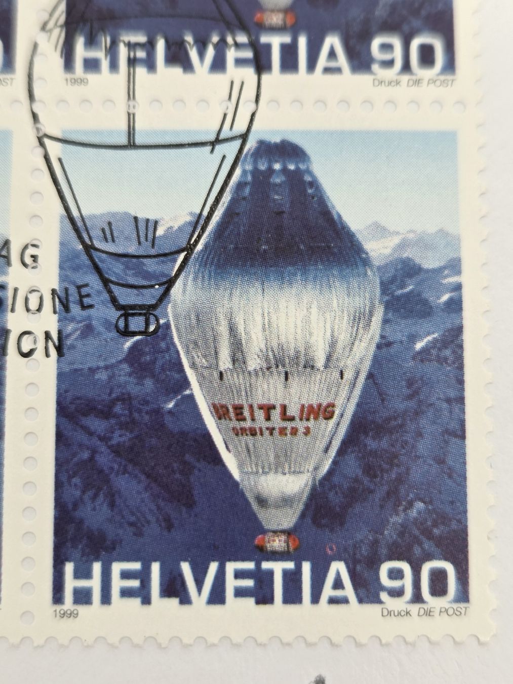 Tutti i francobolli: FDC Abart 971 im 4er Block 250.- – Usato da Wangen venduto da Abartix 1