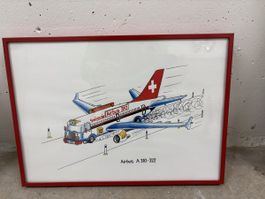 Flugzeug Karikatur