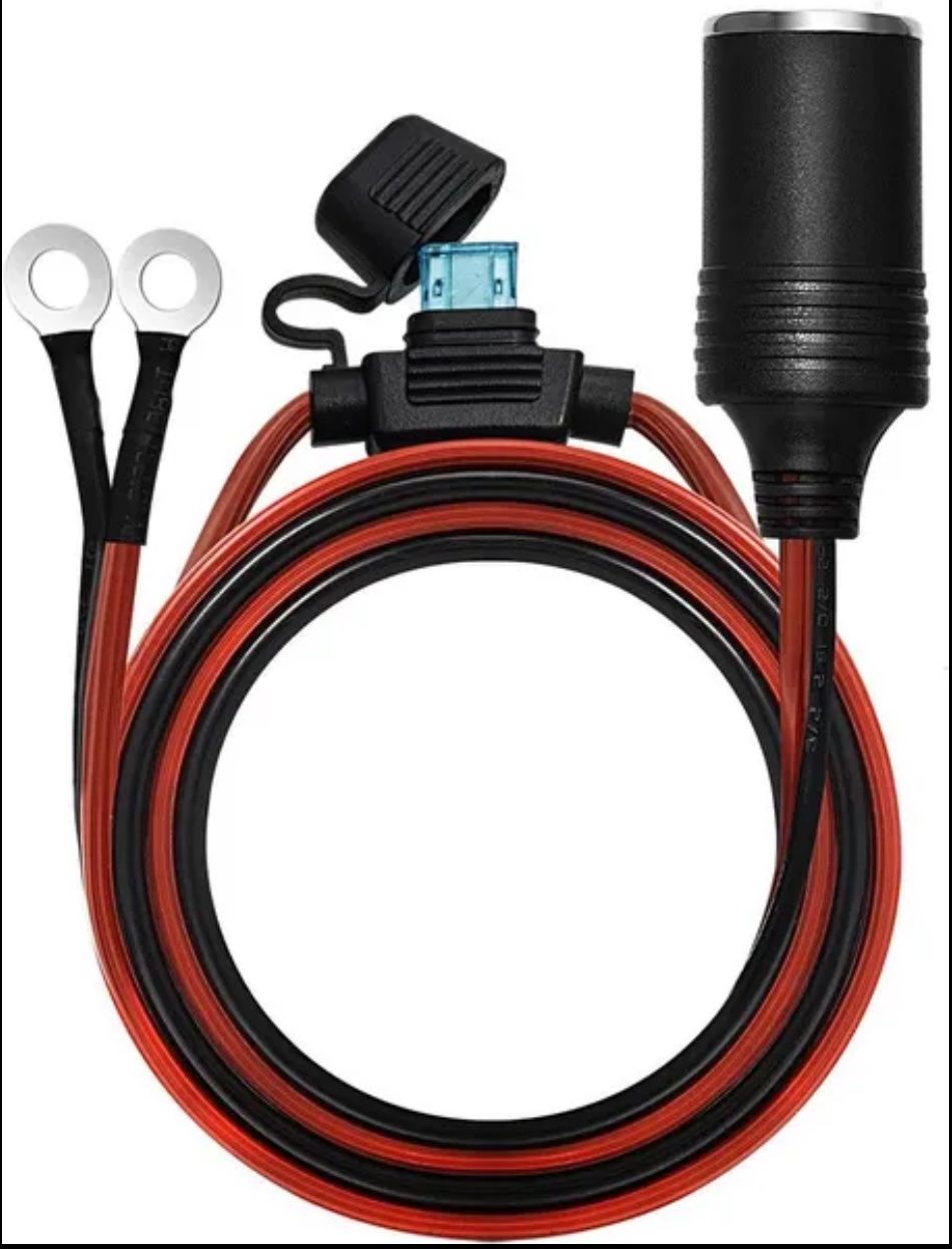 Spine: 12, 24 Volt Steckdose/Adapter Kabel mit Sicherung – Nuovo e nell'imballaggio originale da Rorschach venduto da lobosch1 2