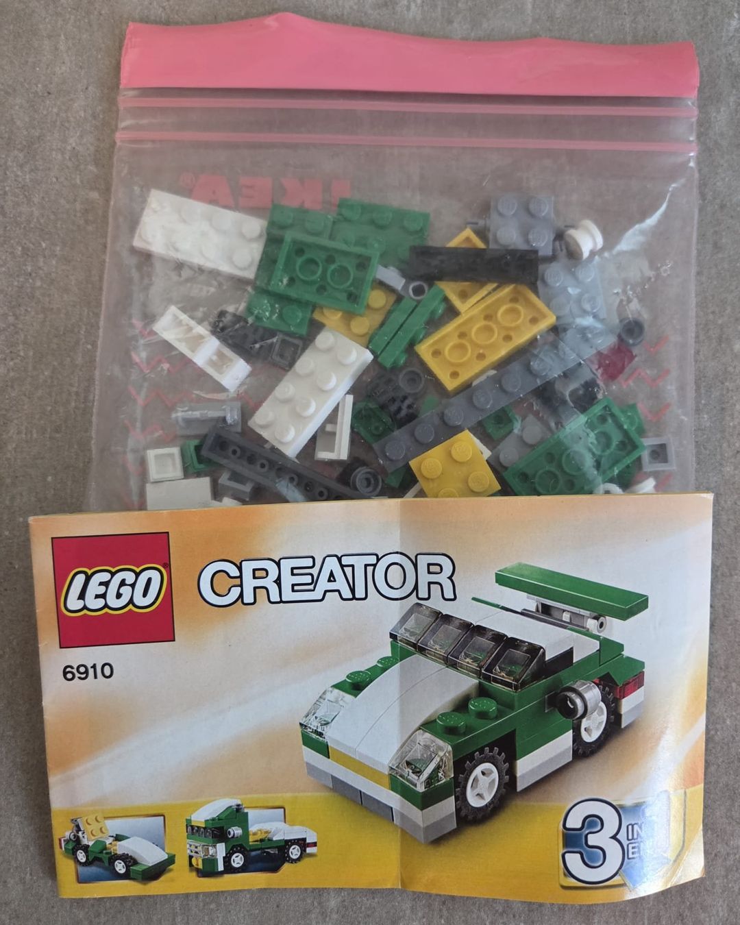 Lego Giocattoli: Mini Sportwagen 6910 – Usato da Steinen venduto da bra_9w8w 1