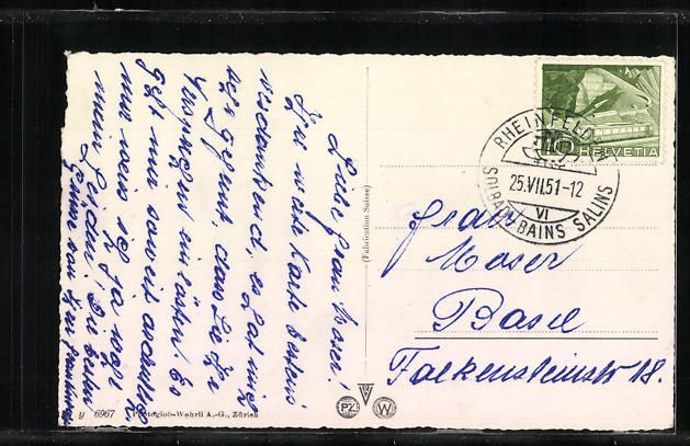 Cartoline postali: AK Rheinfelden, Badegäste im Strandbad – Usato da Berlin venduto da bartko-reher 1