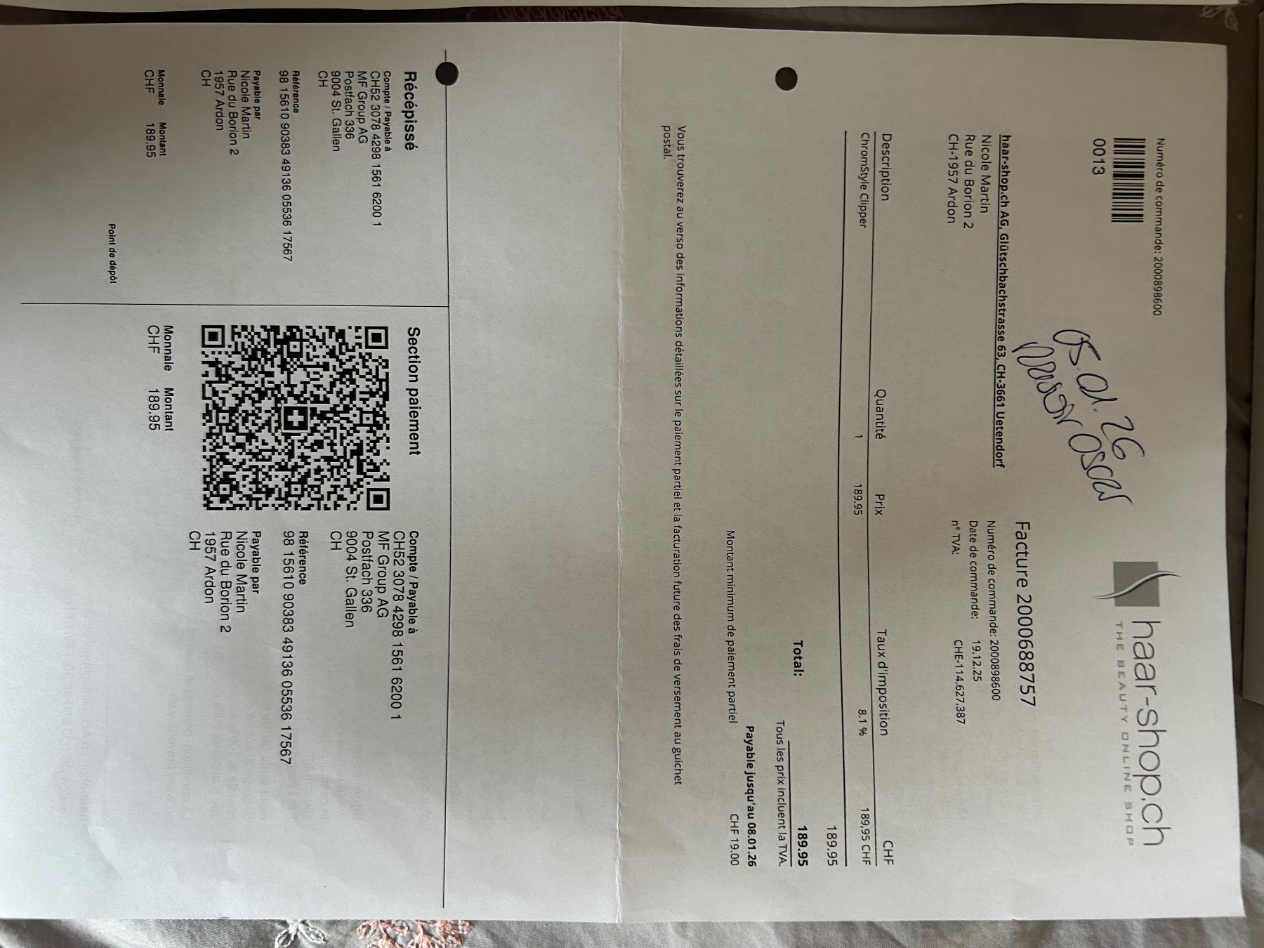 Tondeuse à cheveux Wahl ChromStyle Pro (Modèle 1871) (D'occasion) à ...