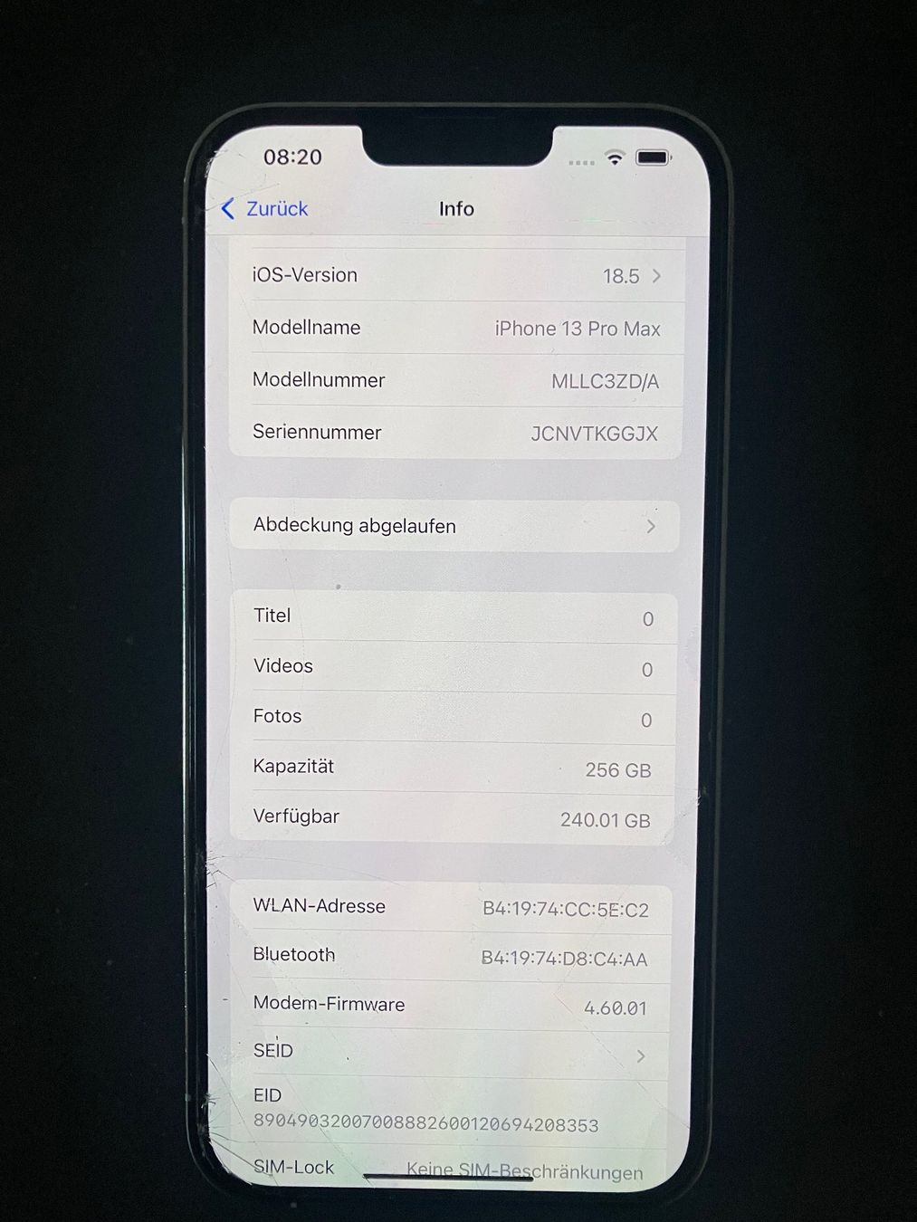 Apple Handys / Smartphones: iPhone 13 Pro Max 256 GB – Gebraucht aus Zürich von EllaHa 1