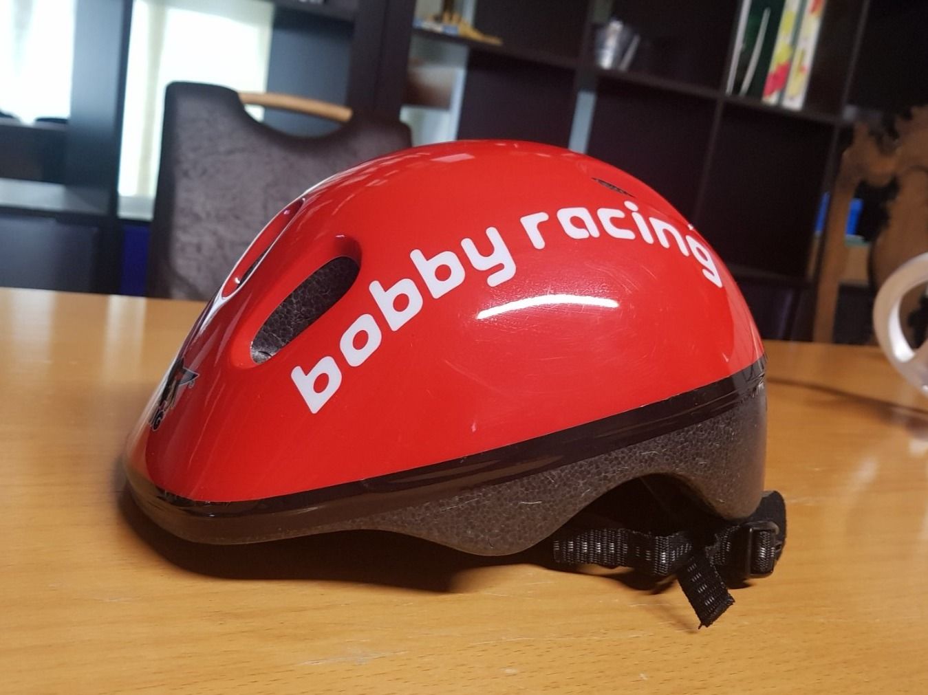 Caschi: Kinderhelm Bobycar von BIG "bobby racing" mit Verpackung – Nuovo (secondo la descrizione) da Schachen b. Herisau venduto da lilienstrauch