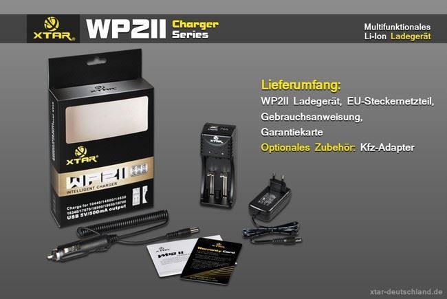 Batterie, Caricabatterie & Alimentatori: Ladegerät XTAR WP2 II – Nuovo e nell'imballaggio originale da Wildberg venduto da Adler77 8