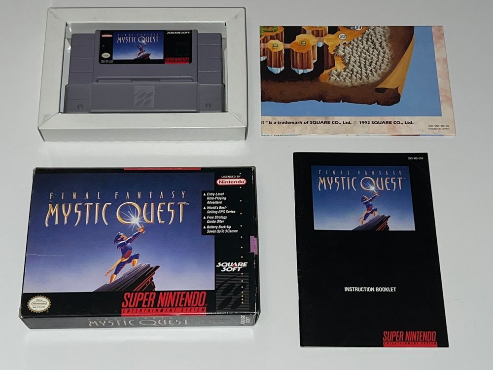SNES Spiel - Final Fantasy: Mystic Quest (OVP) [USA] (Gebraucht) in ...
