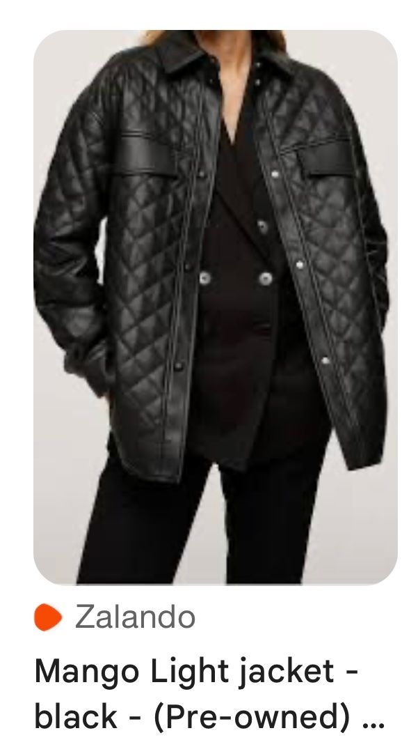 Mango Jacken: Veste matelassée similicuir Mango – Gebraucht aus Gland von cam_5z9v 3