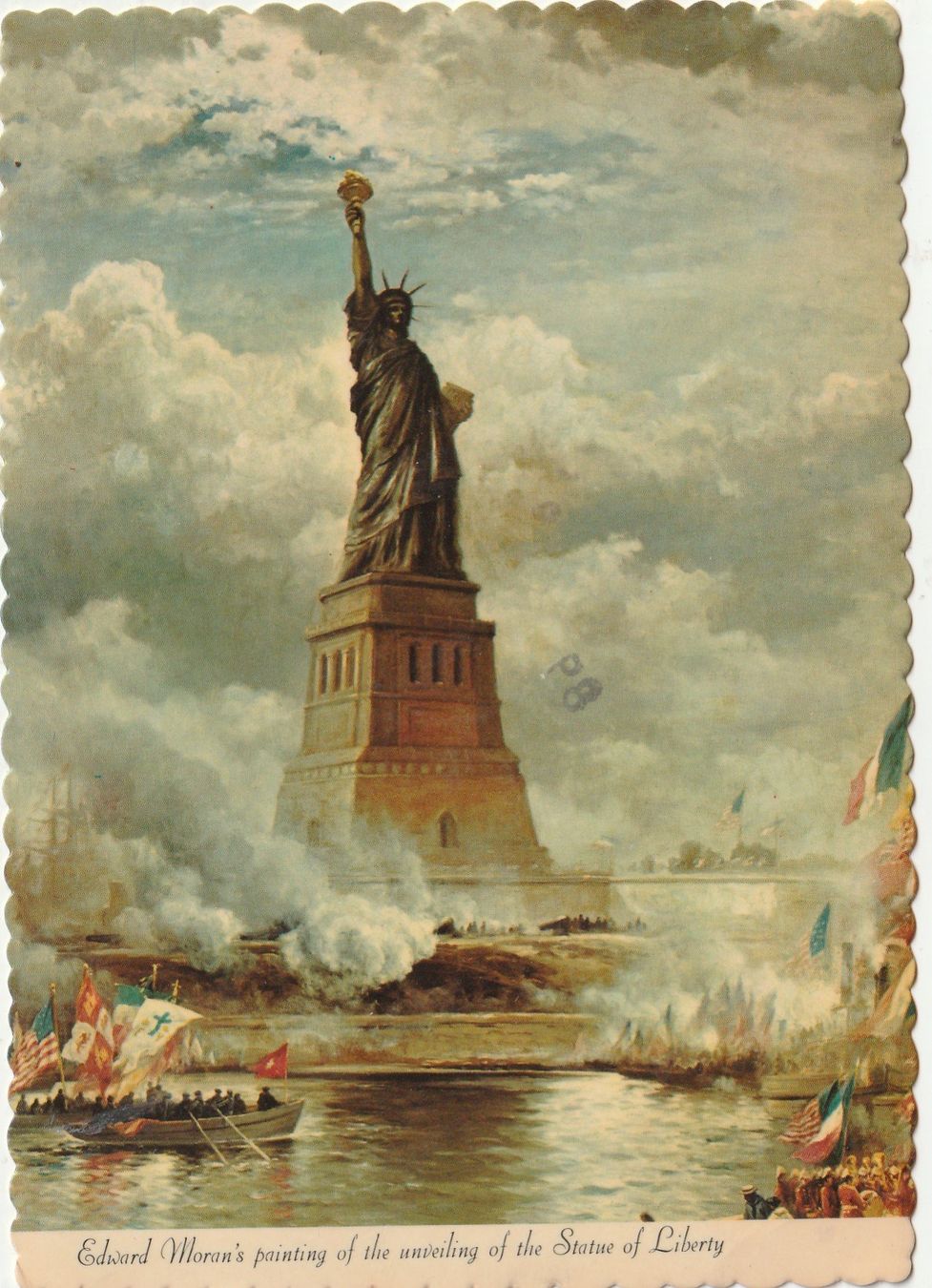 Cartoline postali: Freiheitsstatue in New York – Usato da Lumbrein venduto da made02