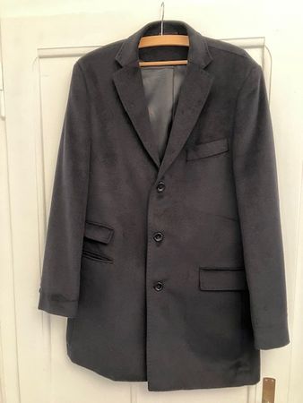 Mantel Kaschmir Gr. L Dunkelblau