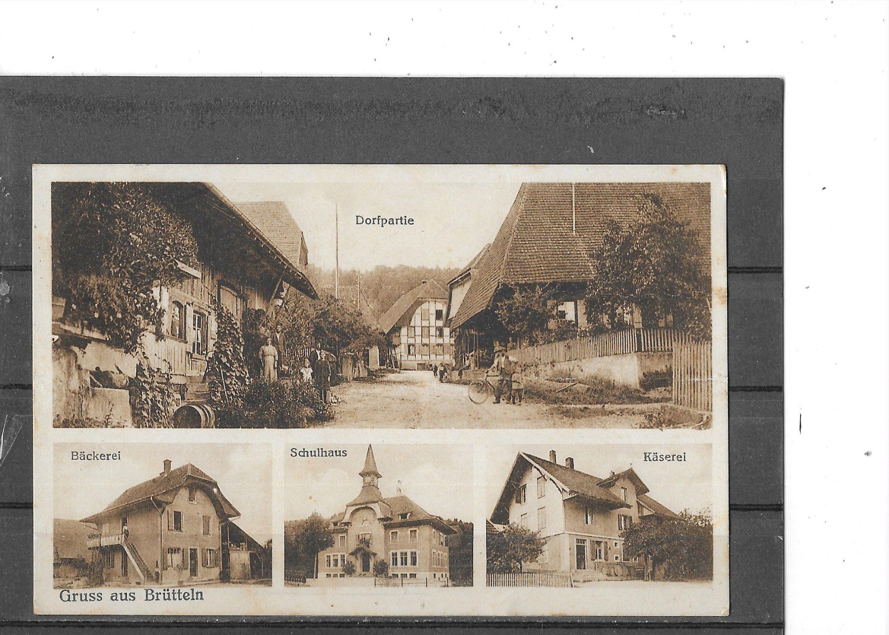 Cartoline postali: BE Gruss aus Brüttelen 1929 – Usato da Schocherswil venduto da Wilare