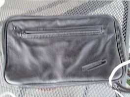 Herren Handgelenktasche Businesstasche braun leder