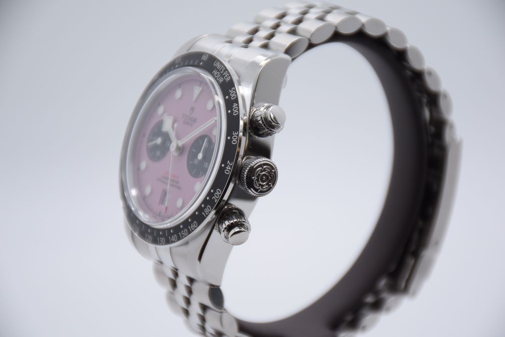 Tudor Orologi: Tudor Black Bay Chrono „Inter-Miami“ Pink Ref. 79360, NEW – Nuovo e nell'imballaggio originale da Zug venduto da eMDi_Collection 3