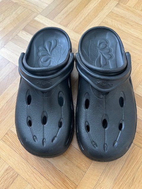 Scarpe da uomo: Bade - Latschen "Duflex" original Gr. 40 NEU! – Nuovo (secondo la descrizione) da Walenstadt venduto da ricamul