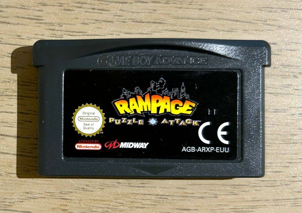 Nintendo Giochi: Rampage Puzzle Attack Gameboy Advance GBA – Usato da St. Gallen venduto da Alpine.Arcade