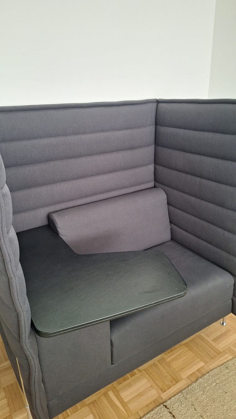 Vitra Divani: Vitra Alcove Work Sofa grau, gebraucht – Usato da Frasnacht venduto da krutsta1 6