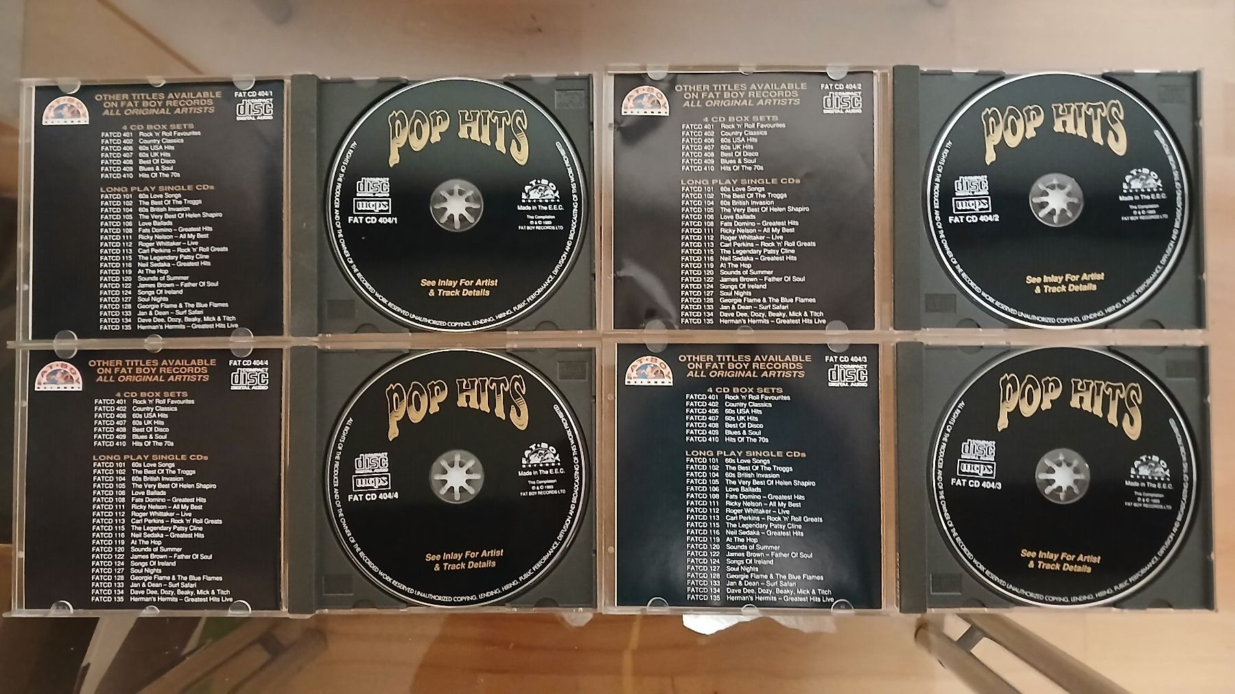CD: POP HITS Vol.1-4 (SET) – Usato da hinwil venduto da tho_j6kz 1