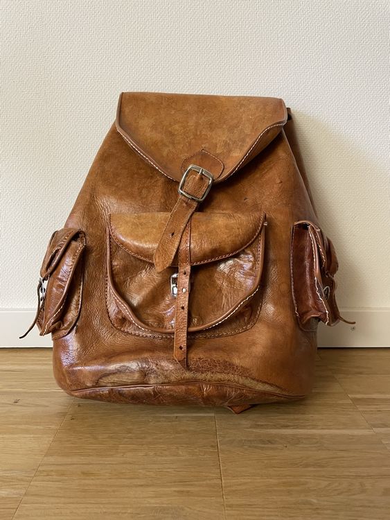 Vintage Lederrucksack mit schöner Patina (Gebraucht) in Zürich für CHF ...