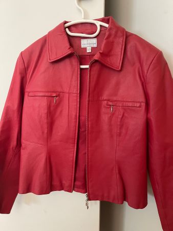 Leder jacke