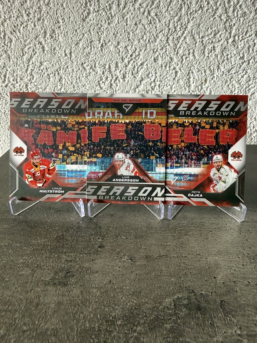 Sportzoo Cartes à collectionner: Season Breakdown - EHC Bienne – Neuf avec emballage d'origine à Réchy par Leeroy1998