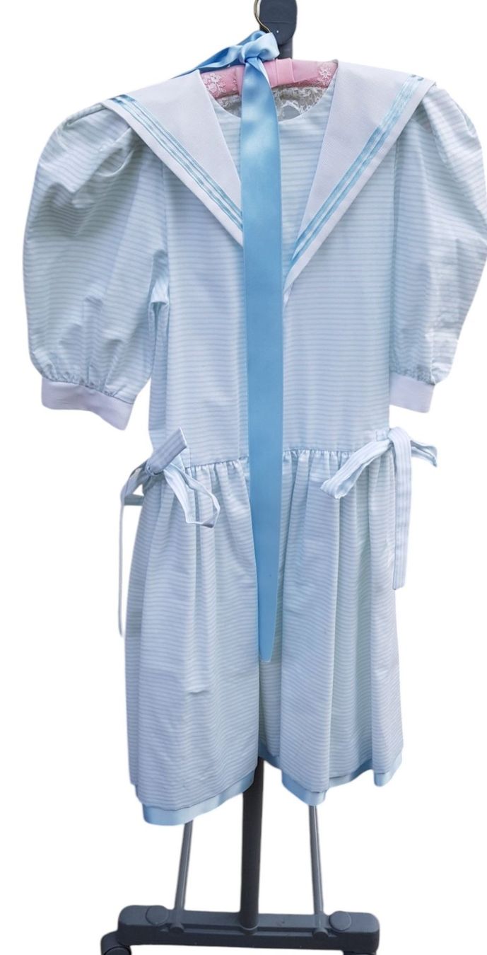 Vestiti & Gonne: Kinderkleid Matrosenkleid hellblau 1980er – Usato da Mörschwil venduto da lindaswunderkiste