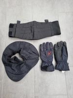 Motorrad-Set  Handschuhe Nierengurt Halswärmer  3-teilig