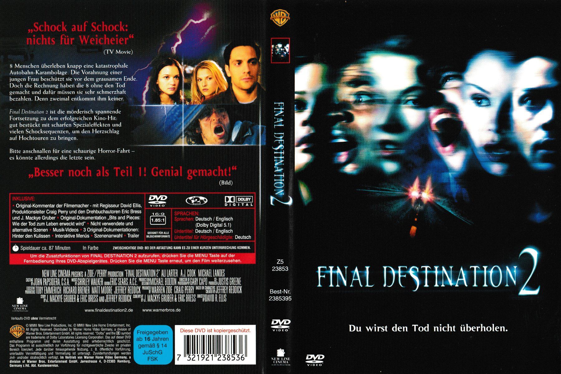 Alle DVDs: DVD - Final destination 2 – Gebraucht aus Langnau am Albis von MediaRescuerKeLoX
