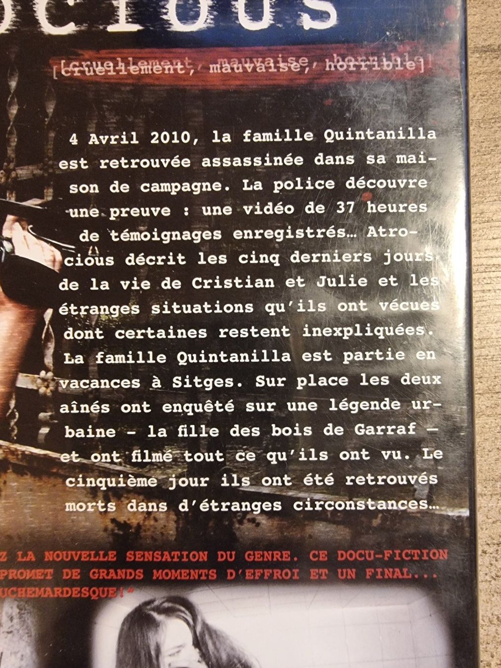 Tutti i DVDs: Atrocious – Usato da Chavannes-près-Renens venduto da XWR4 2