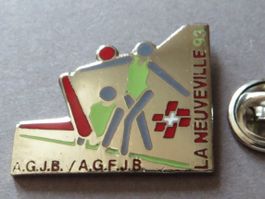 PIN SCHWEIZ SPORT A.G.J.B./A.G.F.J.B. LA NEUVEVILLE 93