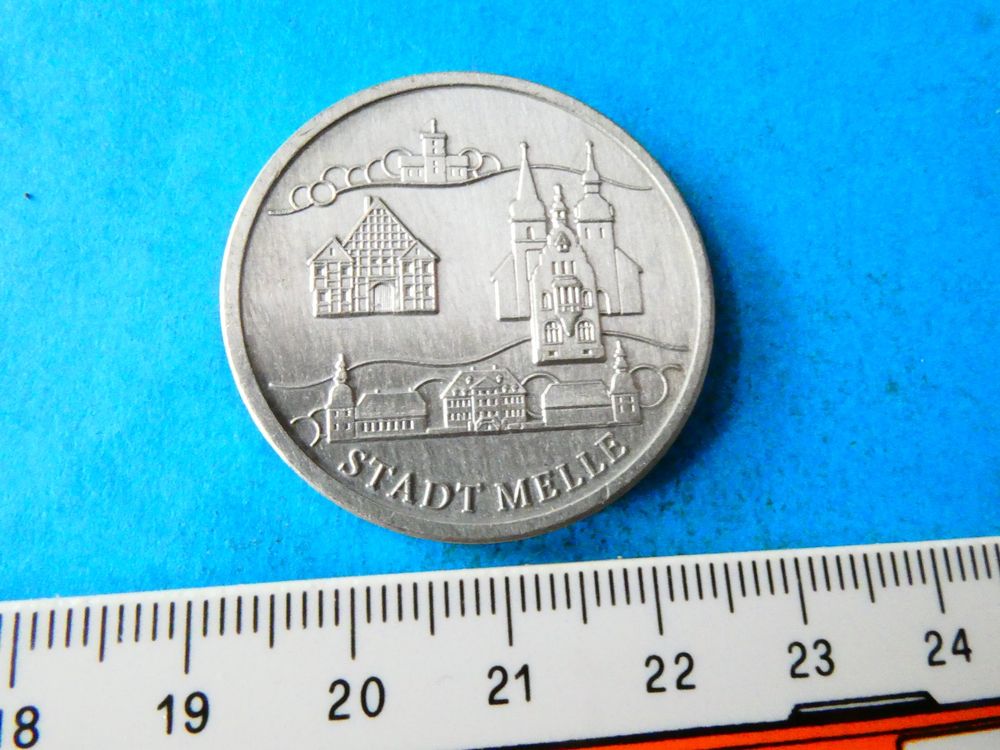 Medaille 35 mm Stadt Melle 1972-1997 1