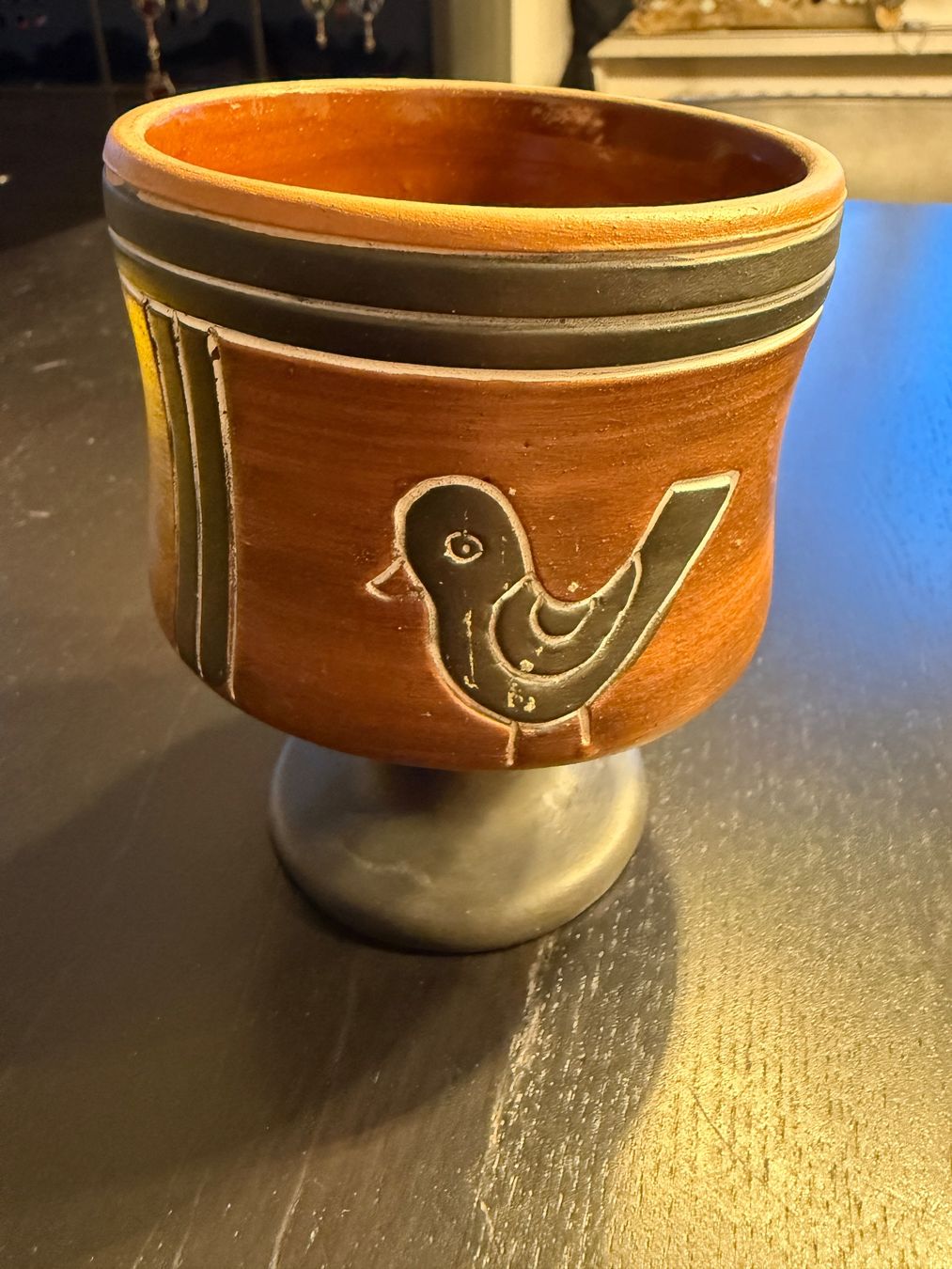 Tutte le decorazioni: Keramik Topf / Vase mit Vogelmotiv, Herbstdeko – Usato da Erstfeld venduto da Mario_boe0 2
