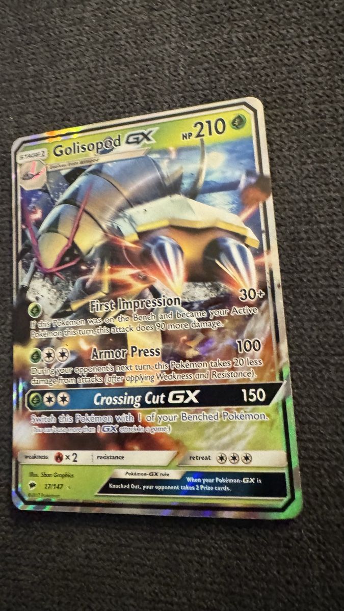 Pokémon Carte collezionabili: Pokemon Karte: Golisopod GX – Nuovo (secondo la descrizione) da Dietlikon venduto da abd_7qwy 2