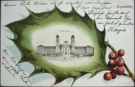 EINSIEDELN Stiftskirche - Stempel 1905 Gasthaus z. Rebstock