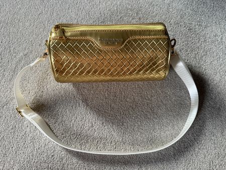 Schultertasche gold, wie neu