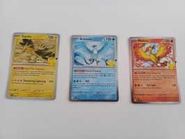 Zapdos Articuno Moltres 30th Celebration