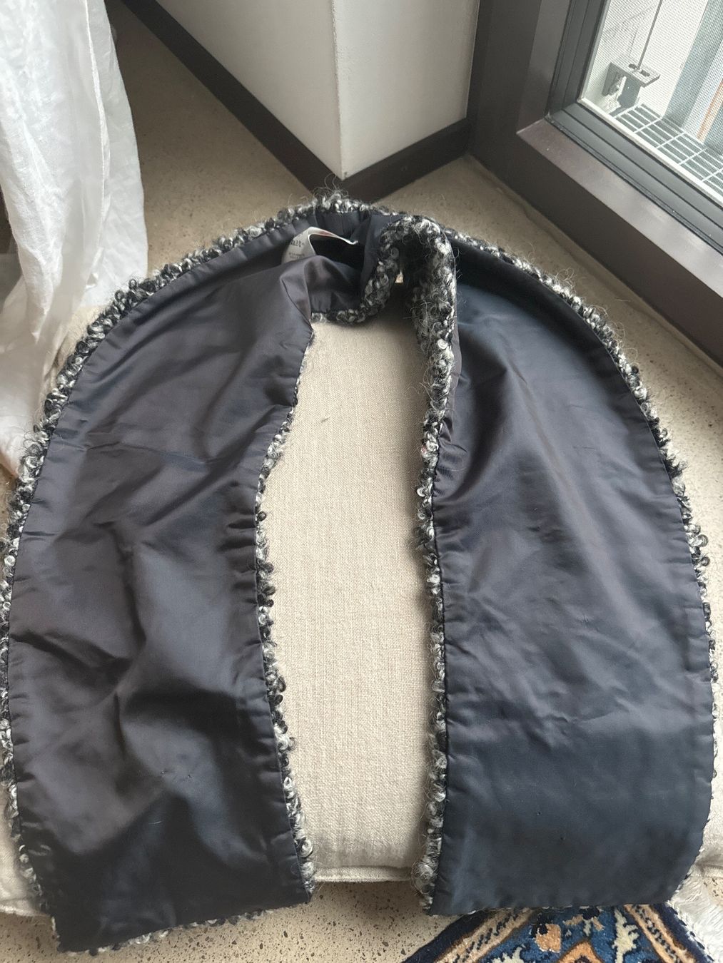 Foulard & Sciarpe: CUE Schal Wolle grau/schwarz NEU! – Nuovo (secondo la descrizione) da Brütten venduto da Rod816 2