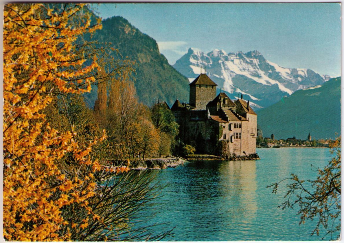 Cartoline postali: Montreux - Château de Chillon – Usato da Binningen venduto da Mountainrider
