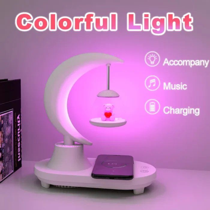 Lampen: RGB LED Tischlampe mit Lautsprecher & Wireless Charging – Neu und originalverpackt aus Neuhausen am Rheinfall von nyliastore 2