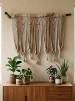 🌿 Handgeknüpfte Makramee-Wanddeko – Boho Kunstwerk 🌿