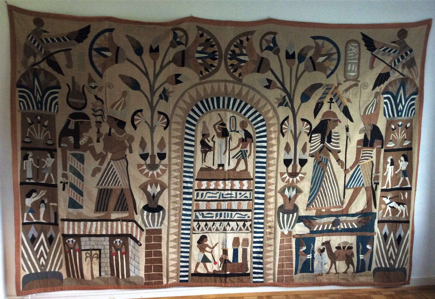 Dipinti: Appliqué de Tissus - Egypte – Usato da Genève venduto da edelweiss1900 7