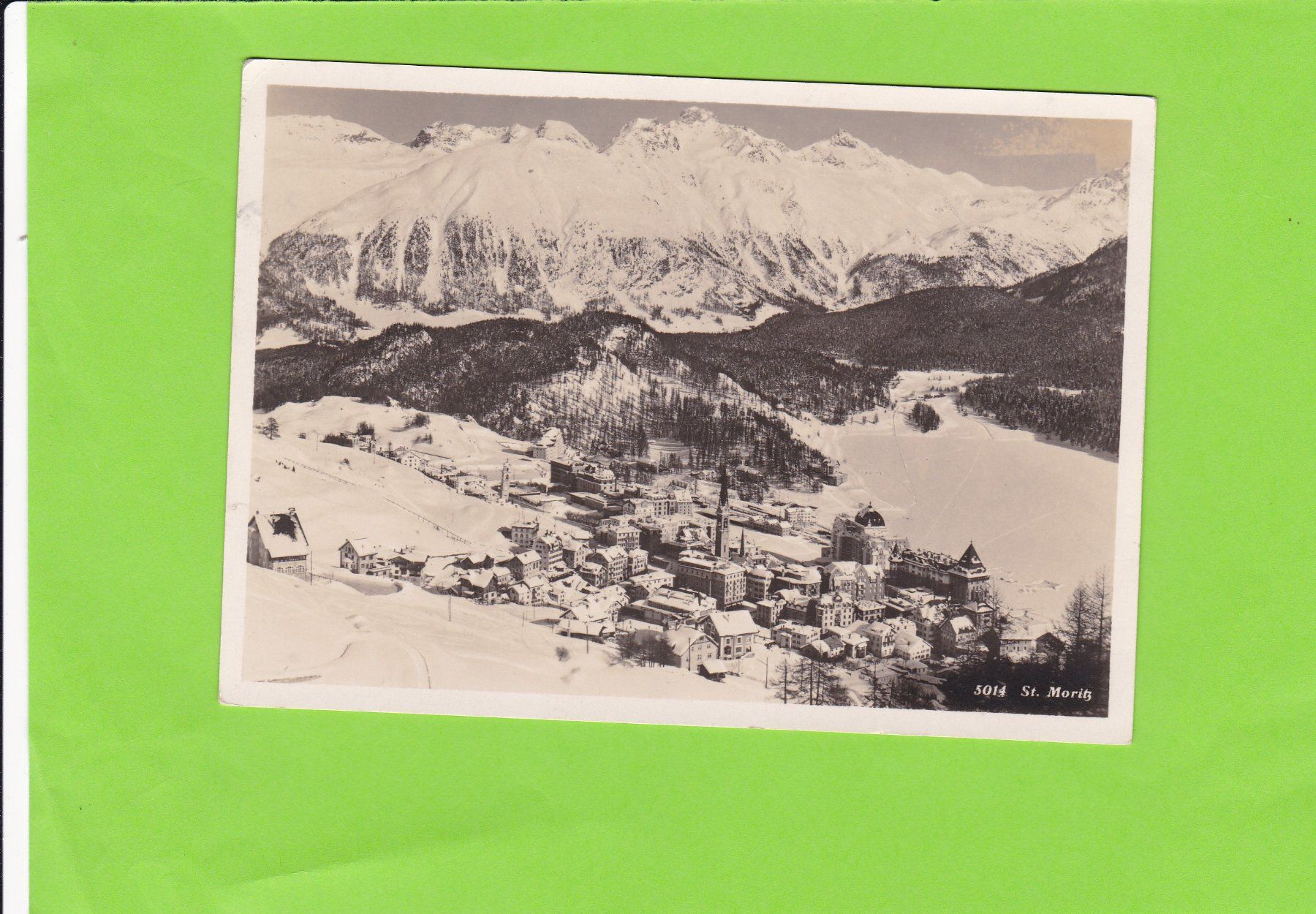 Cartes postales: St. Moritz--1933 – D'occasion à St. Peterzell par neckertal