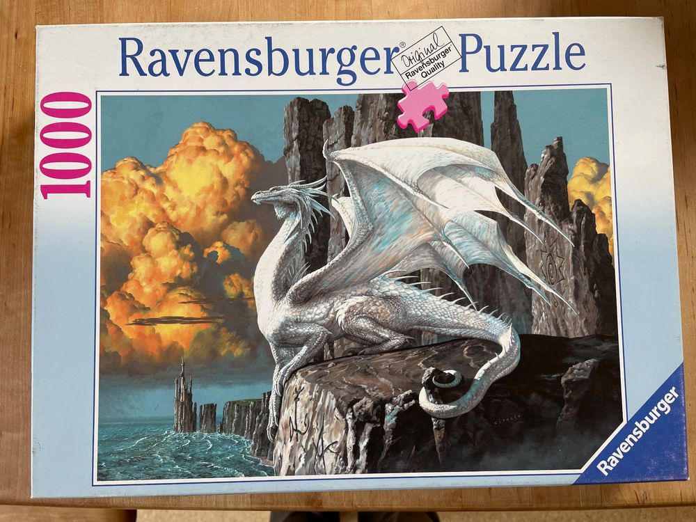 1000 Teile Puzzle Gefährlicher Drache - Gehirntraining Für Teenager & Erwachsene