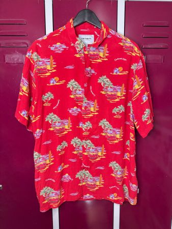 CARHARTT SHORT SLEEVES HAWAIIAN SHIRT SZ: XL