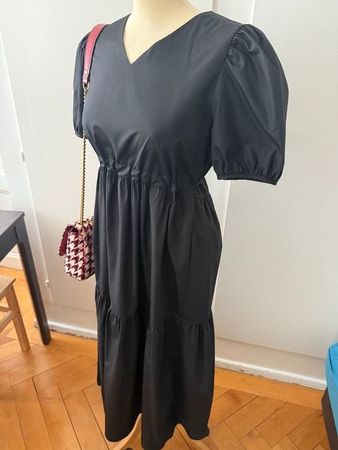 Sommerkleid schwarz, Grösse M/L