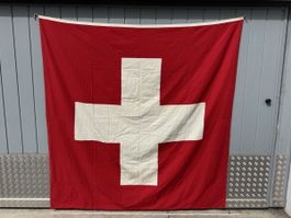 Vintage Drapeau Suisse Drapeau National Alt Schweizer Flagge