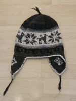 Warme Wintermütze mit Ohrenklappen, Grösse Uni aus Bolivien