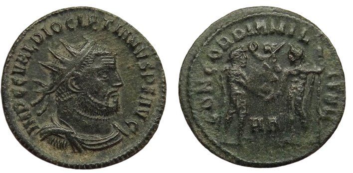 Alle Münzen: DIOCLETIAN Antonininaus – Gebraucht aus La Sarraz von classicworldcoins