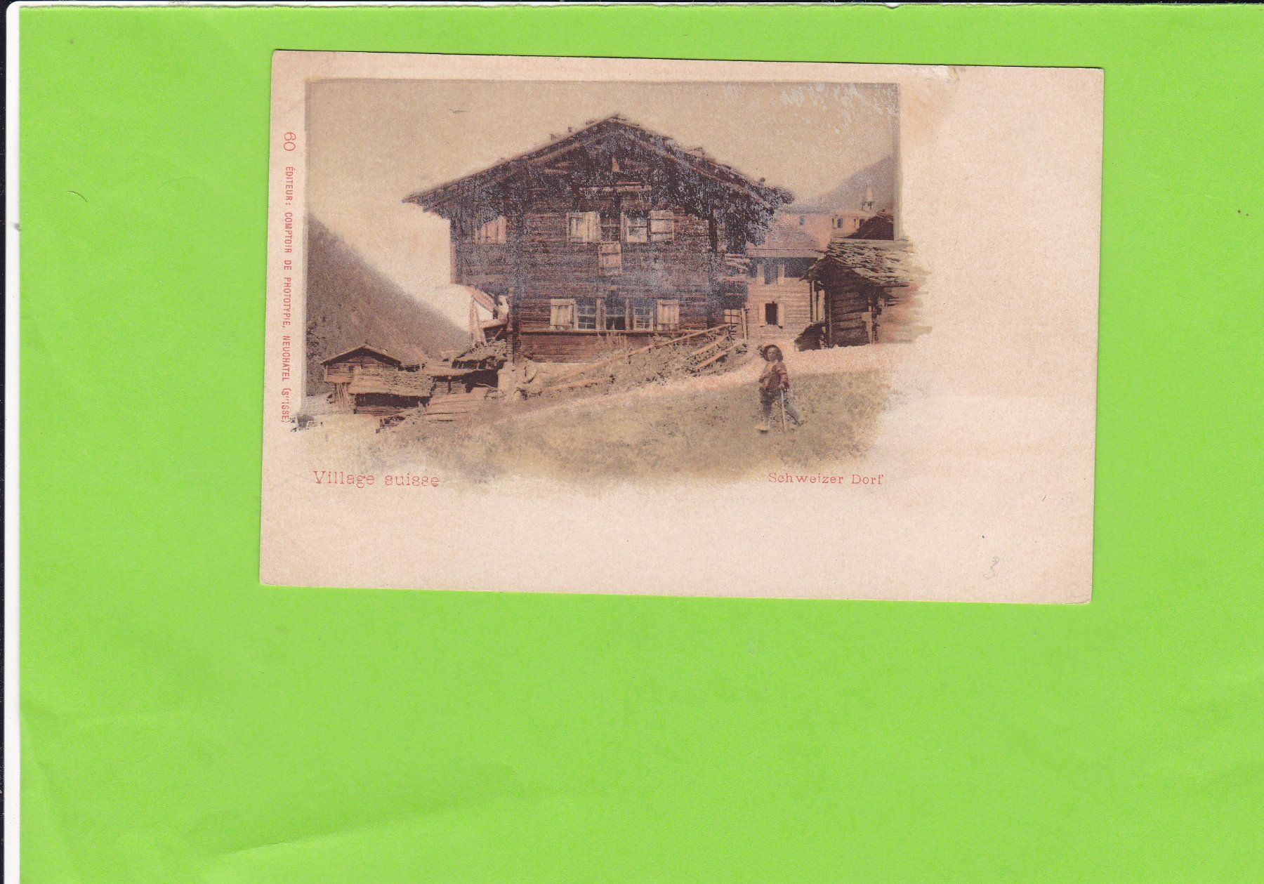 Cartoline postali: Schweizer Dorf – Usato da St. Peterzell venduto da neckertal