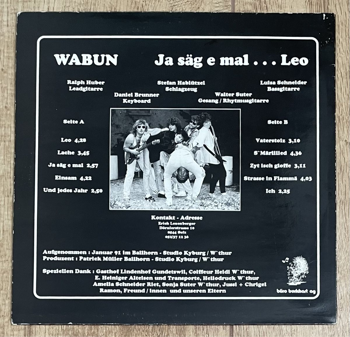 Dischi in vinile: Wabun, Ja Säg E Mal-Leo – Usato da Aadorf venduto da Assyrian-Bazar 1