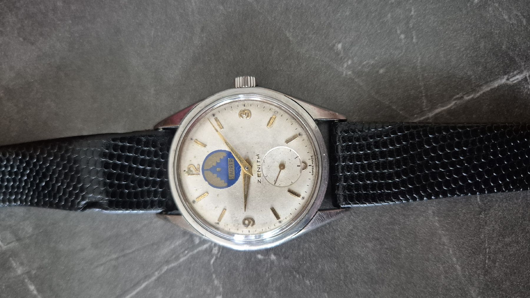 Zenith Orologi: Zenith Saurer Uhr – Usato da Rämismühle venduto da beni0010